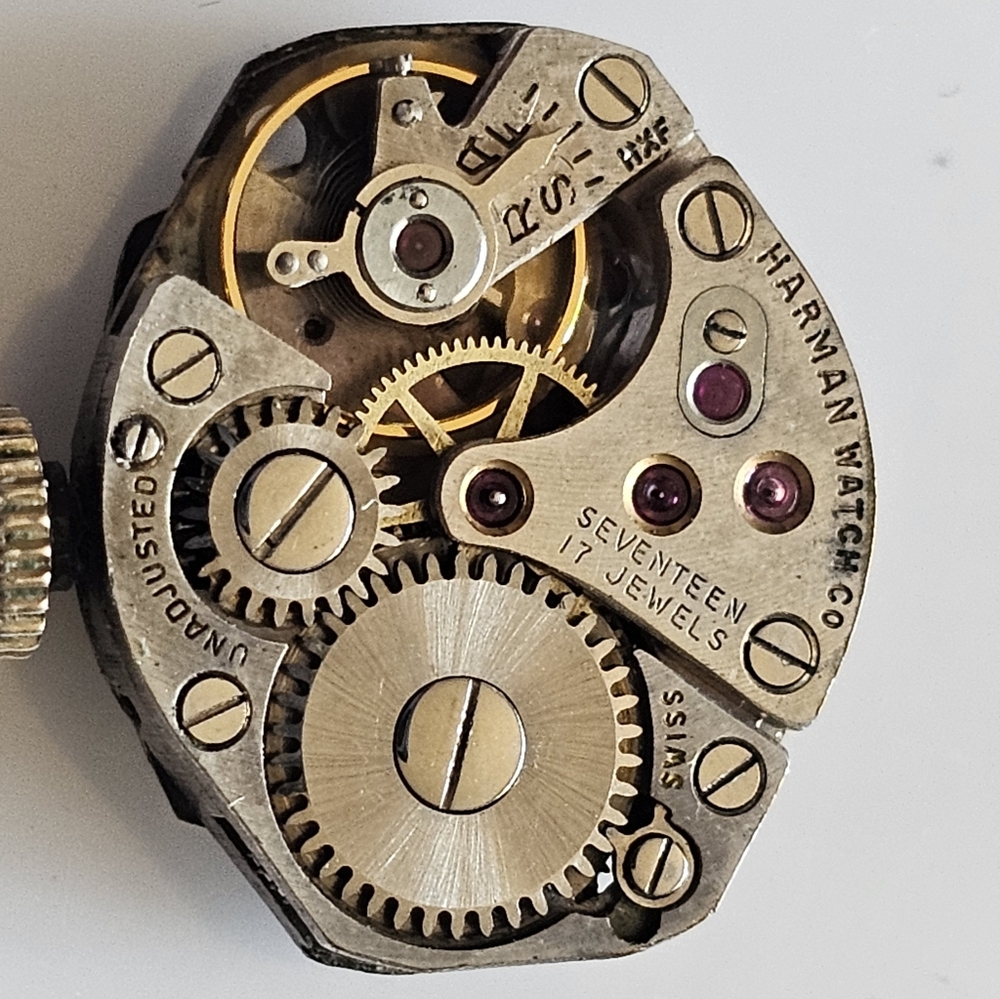 Vintage Harman Swiss Ladies Silver Tone Mechanical Watch , For Parts And Repair - Picture 4 of 16
